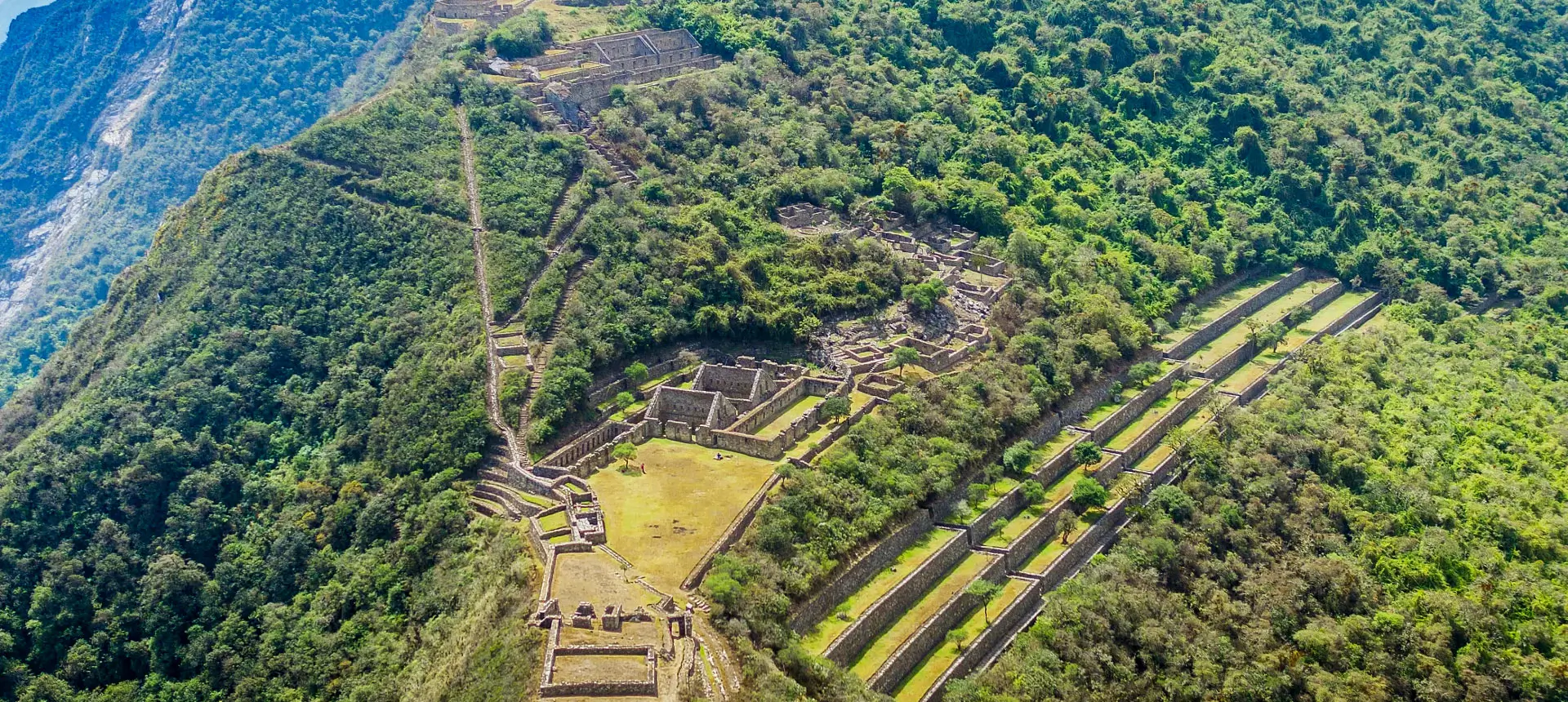 Aerial View of Choquequirao Ruins