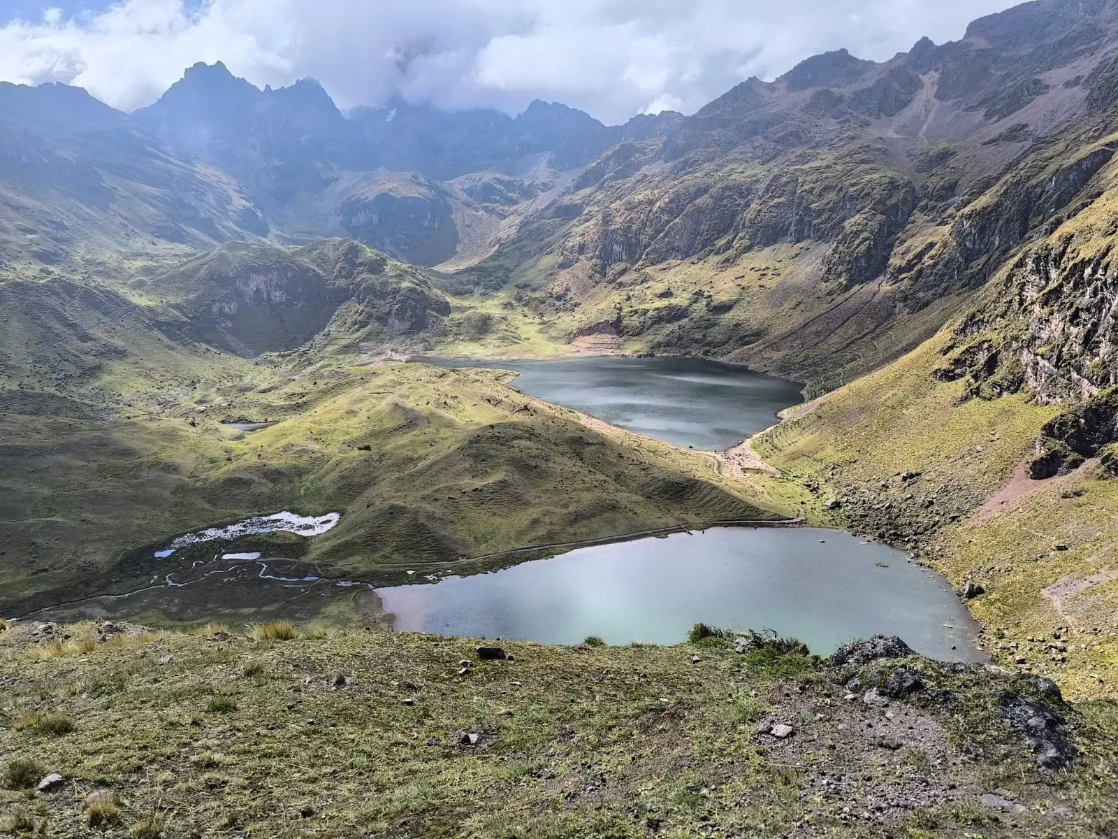 Beautiful Laguna Accopata on the Scenic Lares Trek Route